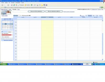 Calendario  y Correo Electronico